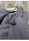 KAHVE GÜL DETAY CROP TAKIM-9088