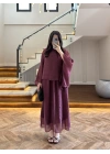 MÜRDÜM BLUZLU ELBİSE TAKIM-51361
