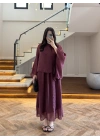 MÜRDÜM BLUZLU ELBİSE TAKIM-51361