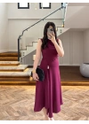 VİŞNE YIRTMAÇLI GOLD AKSESUAR ELBİSE