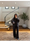 ACI KAHVE DİK YAKA CEKET TAKIM -9221