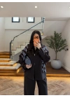 ACI KAHVE DİK YAKA CEKET TAKIM -9221