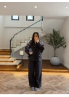 ACI KAHVE DİK YAKA CEKET TAKIM -9221