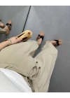 ADA ÇAYI BEL BAĞLAMALI ŞALVAR PANTOLON