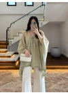 ADA ÇAYI YEŞİL BAĞCIKLI PANÇO -5111