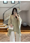 ADA ÇAYI YEŞİL BAĞCIKLI PANÇO -5111