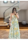 ANANAS DESENLİ ELBİSE -4221