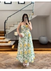 ANANAS DESENLİ ELBİSE -4221
