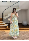 ANANAS DESENLİ ELBİSE -4221