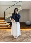 ANGEL LACİVERT KİMONO -31011