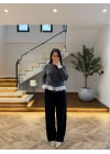 ANTRASİT DANTELLİ HIRKA -TH261085