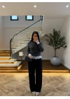 ANTRASİT DANTELLİ HIRKA -TH261085