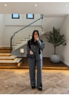 ANTRASİT DİK YAKA CEKET TAKIM -9221