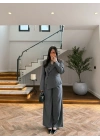 ANTRASİT KRUVAZE CEKET TAKIM-9128