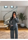 ANTRASİT KRUVAZE CEKET TAKIM-9128