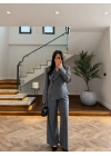 ANTRASİT KRUVAZE CEKET TAKIM-9128