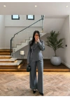 ANTRASİT KRUVAZE CEKET TAKIM-9128