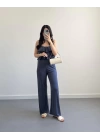 ANTRASİT MODAL BLUZ PANTOLON TAKIM