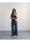 ANTRASİT MODAL BLUZ PANTOLON TAKIM