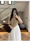 BEJ CUT OUT YELEK-8004