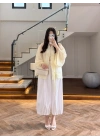 BEYAZ PAÇA PİLELİ BAGY PANTOLON-51416