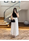 BEYAZ PUANTİYE ETEK -D31118