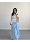 BOHO BEBE MAVİ UZUN ETEK