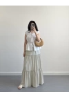 BOHO MİNT YEŞİL UZUN ETEK