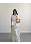 BOHO MİNT YEŞİL UZUN ETEK