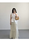 BOHO MİNT YEŞİL UZUN ETEK