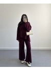 BORDO ASİMETRİK KESİM TRİKO TAKIM