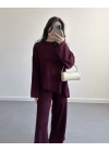 BORDO ASİMETRİK KESİM TRİKO TAKIM