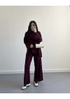 BORDO ASİMETRİK KESİM TRİKO TAKIM