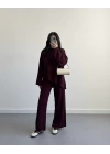 BORDO ASİMETRİK KESİM TRİKO TAKIM
