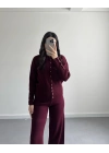 BORDO ÇITÇITLI TRİKO TAKIM
