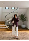 BORDO DİK YAKALI CEKET -26K1105