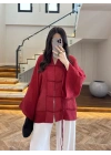 BORDO İP BAĞCIKLI GÖMLEK -5098