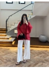 BORDO İP BAĞCIKLI GÖMLEK -5098