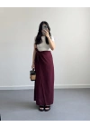 BORDO KETEN ANVELOP ETEK