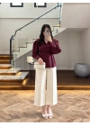 BORDO ÖNÜ PİLELİ GÖMLEK -9243