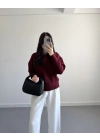 BORDO REKLAN KUMAŞ KAZAK