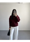BORDO REKLAN KUMAŞ KAZAK