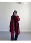 BORDO UZUN CEPLİ HIRKA