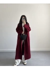 BORDO UZUN TRİKO HIRKA