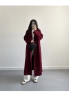 BORDO UZUN TRİKO HIRKA