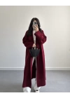 BORDO UZUN TRİKO HIRKA