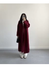 BORDO UZUN TRİKO HIRKA