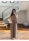 BRONZ GARNİLİ BLUZ PANTOLON TAKIM -51420