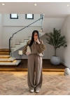 BRONZ GARNİLİ BOMBER PANTOLON TAKIM-51458