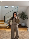 BRONZ GARNİLİ BOMBER PANTOLON TAKIM-51458
